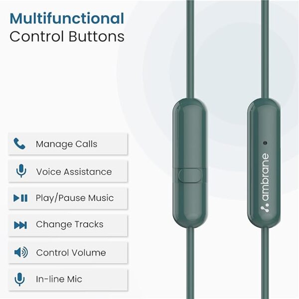 Ambrane Wired in Ear Earphones - Image 4